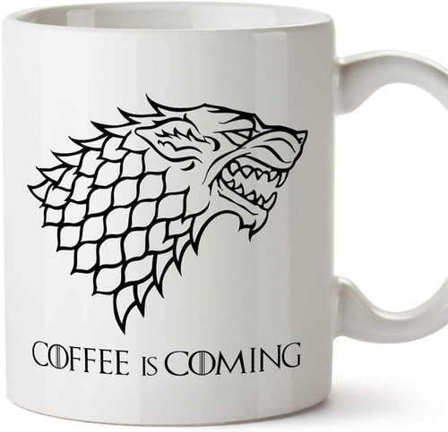 Mug Cafe Taza Oficina Series 11 Oz Got Juego De Tronos