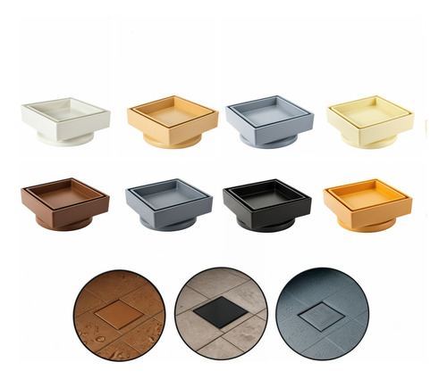 Ralo Oculto 10x10 Invisivel  Para Piso/porcelanato