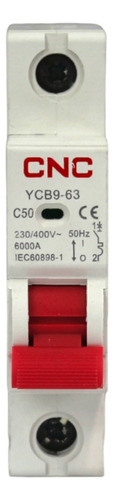 Pack - 6 Int. Automatico Cnc 1x50a 6ka C