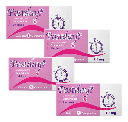 Postday 1.5 Mg C/1 Cpr Pack C/4 Pzs