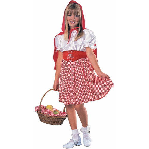 Disfraz De Caperucita Roja Para Niña Talla: M Halloween