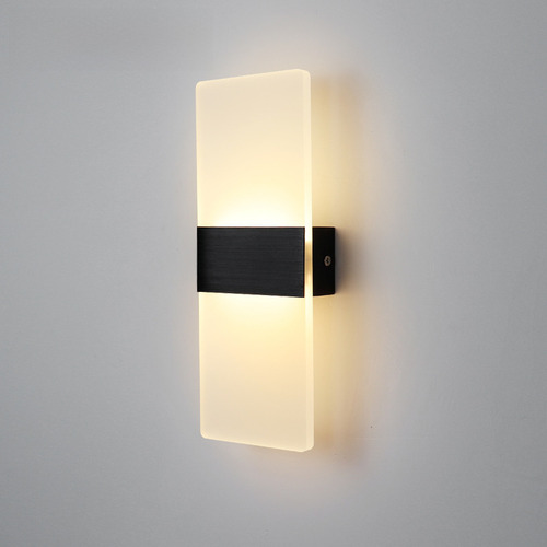 Lámpara De Pared Led Acrílica Para Dormitorio Con Luz Natura