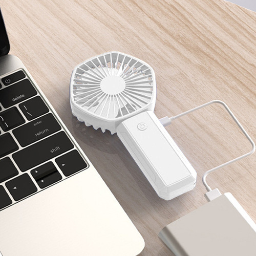 Ventilador De Escritorio Usb Y Recargable, Práctico, Pequeño