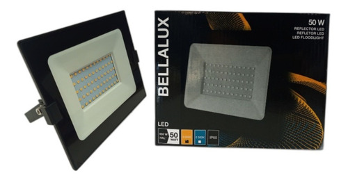 Imagen 1 de 10 de Proyector Reflector Led Bellalux 50w Luz Fría Exterior 