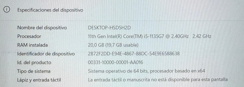 Asus Vivobook Oled K513e 15.6 I5 11gen 20gb Ram 512gb Ssd Gris (Usado)