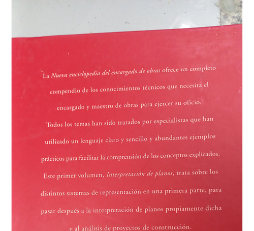 Encargado De Obras Interpretación De Planos Sin Cd-rom