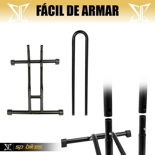 Imagen 7 de 8 de Soporte De Rueda De Piso Para Bicicleta Sp Bikes