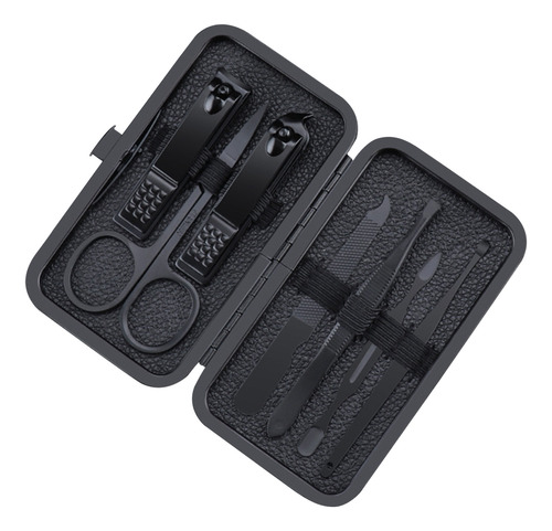 Set De 7 Piezas Con Estuche, Set De Cortaúñas Profesional Pa