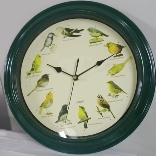 Reloj De Pared Con Diseño De Pájaro Cantor, Reloj De Pared