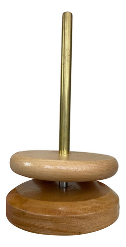 Soporte De Hilo De Madera Husillo De Costura Herramienta De