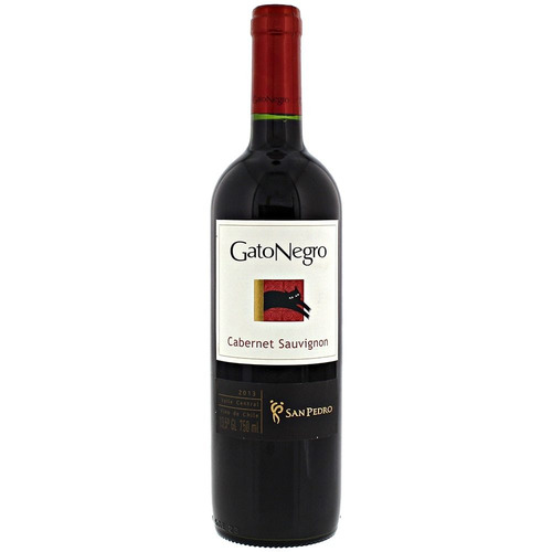 Imagem 1 de 1 de Vinho Chileno Tinto Cabernet Sauvignon Gato Negro 750ml