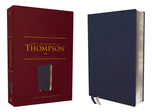 Reina Valera Revisada, Biblia De Referencia Thompson, Leathersoft, Azul Aãâ±il, Palabras De Jesã..., De Thompson, Charles. Editorial Vida Publ, Tapa Dura En Español