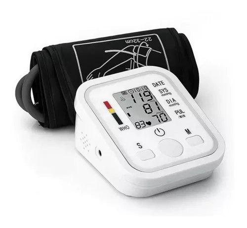  TWAYRDIO Monitor de presión arterial completamente automático  para el brazo superior del brazo, esfigmomanómetro para adultos, cálculo de frecuencia  cardíaca, medidor digital de presión arterial con pantalla grande, fácil de  operar 