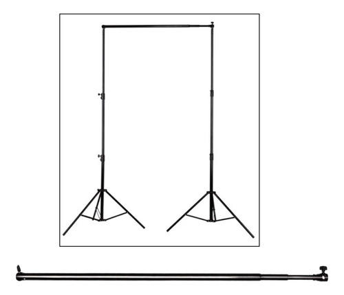 Soporte Telescópico Para Telón De Fondo, Barra Transversal