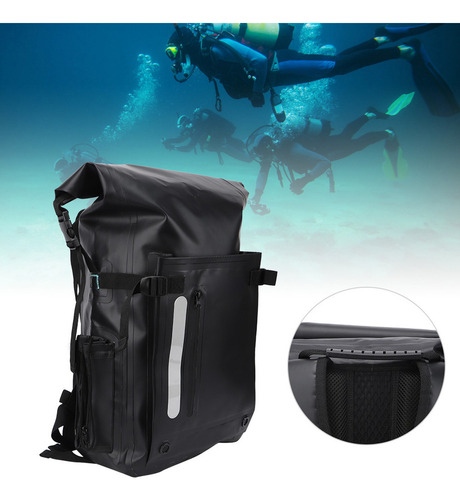 Bolsa De Buceo Impermeable De 30 Litros, Equipo De Mochila D