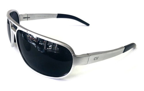 Gafas De Sol Cv - Cvs02 Sil-blk Polarizada