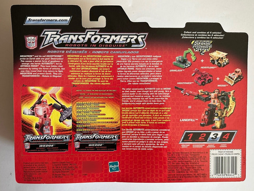 Transformers Rid Landfill 4 En 1 Año 2001 Sin/abrir (Usado)