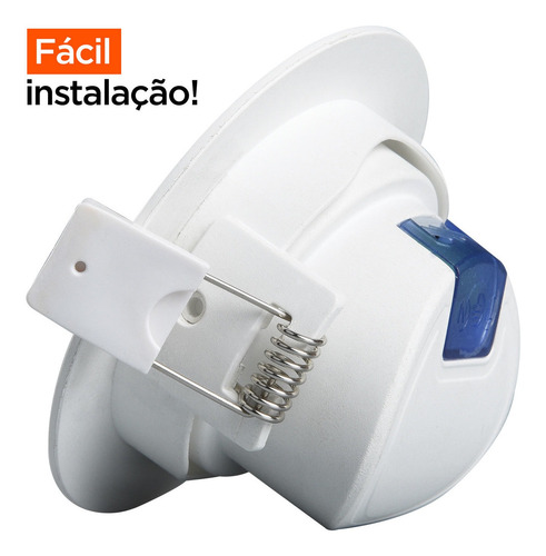 Kit 20 Spot Led 7w Amarela Redondo - Black + Decker
