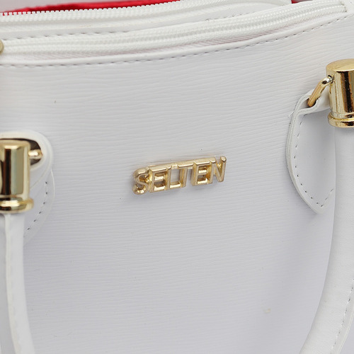 Imagem 5 de 10 de Bolsa De Lado Feminina + Bolsa Tote Alça Tiracolo + Carteira