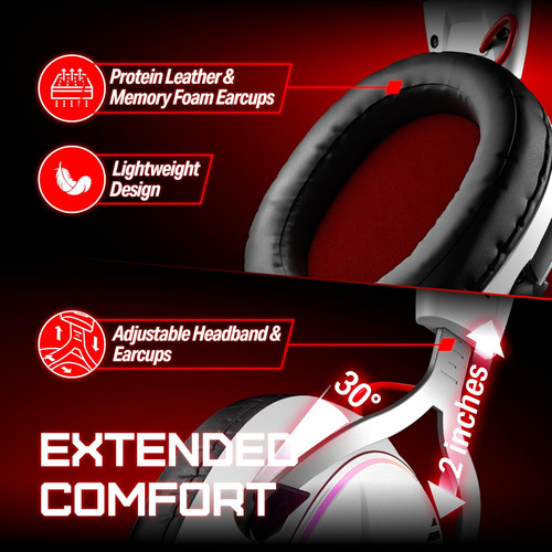 Auriculares De Juegos Inalámbricos De Tormenta G2, 7.1 Sonid