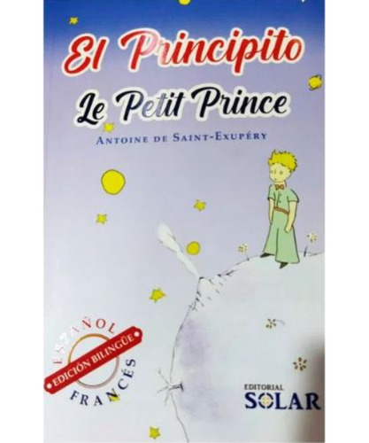Principito-le Petit Prince-frances-español-pasta Blanda