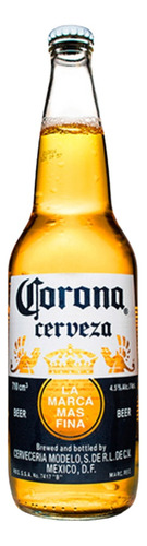 Cerveza Corona Botella No Retornable 710 Cc