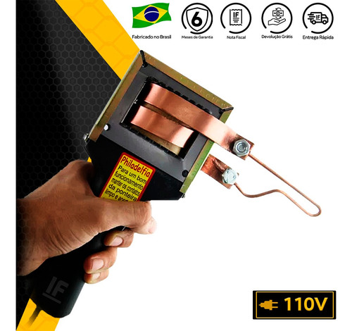 Ferro Solda Pistola Estanho Profissional 550w 110v