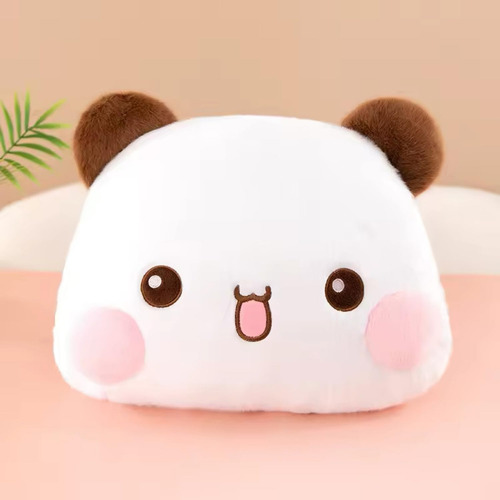 Cojín Bubu Dudu Panda De Peluche Con Llavero Kawaii