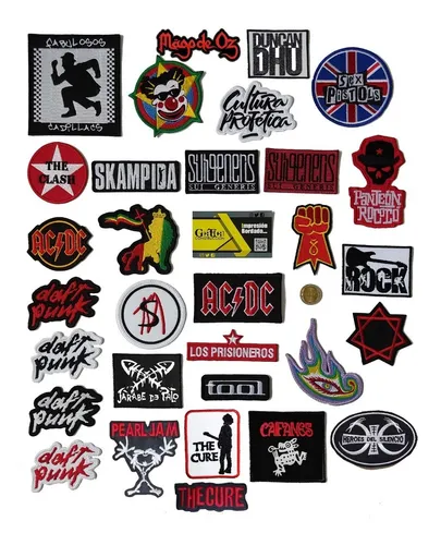 Parches Bandas Rock MercadoLibre