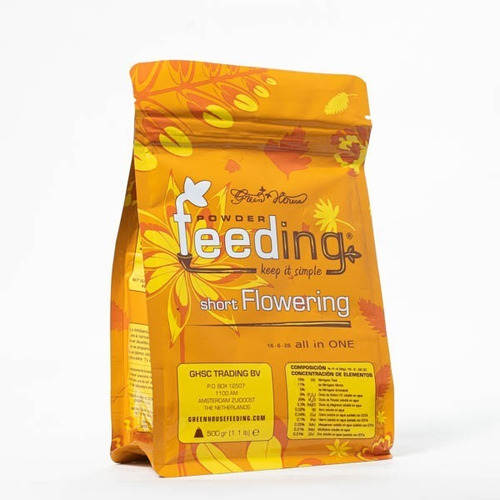 Green House Powder Feeding Short Flowering 500gr Floración