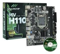 Comprar Placa Mãe Macrovip Mv-h110 Socket Lga 1151 Vga Ddr4 Nvme