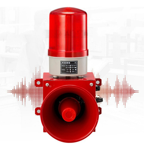Sirene Industrial 24v, Aviso De Emergência