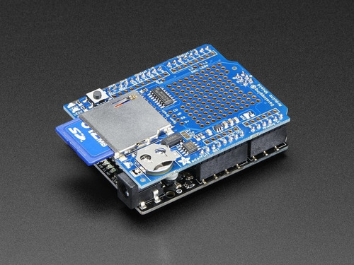 Imagen 3 de 7 de Adafruit Arduino Data Logging / Logger Shield + Rtc - Sd W/r