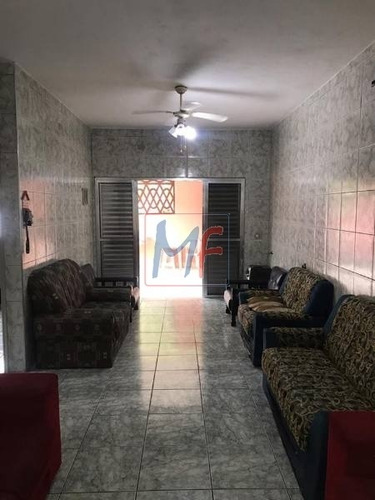 Imagem 7 de 10 de Ref 13.041 - Linda Casa No Bairro Agenor De Campos A 3 Quadras Da Praia, Com 2 Dorms Sendo 1 Suíte, Quintal Com Churrasqueira, 2 Vagas. - 13041