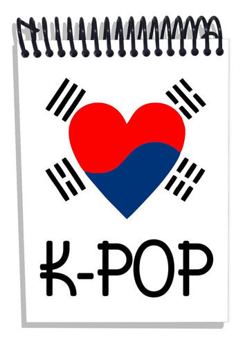 Imagem 1 de 2 de Caderneta Capa Dura I Love K-pop