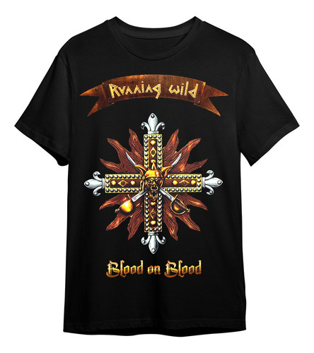 Polera Running Wild - Blood On Blood - Holy Shirt