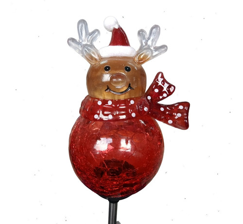 Estaca De Navidad Luz Led Solar Diferentes Figuras Holiday
