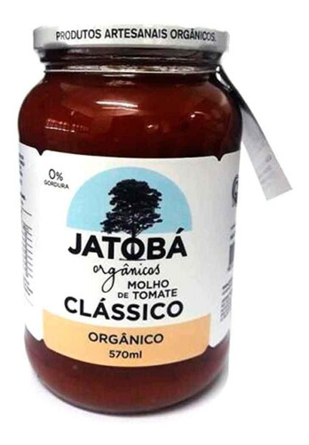 Molho De Tomate Clássico Orgânico Jatobá 570ml