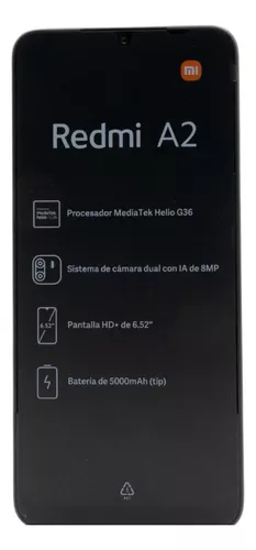 Celular Libre Xiaomi Redmi A2 6.52 32GB 2GB RAM Negro
