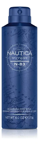 Aerosol Corporal Nautica Voyage N-83, 6 Onzas Líquidas