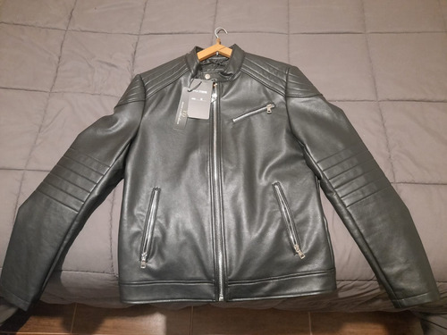 Campera Cuero Yd Importada Hombre Cuerina Young Design A94 (Usado)