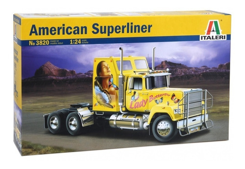 Kit P/ Montar Italeri Caminhão American Superliner 1/24 3820