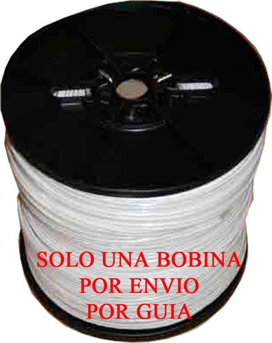 Imagen 1 de 1 de Cable Coaxial Siames Cal 20 P/cctv Blanco 300 Mts B07