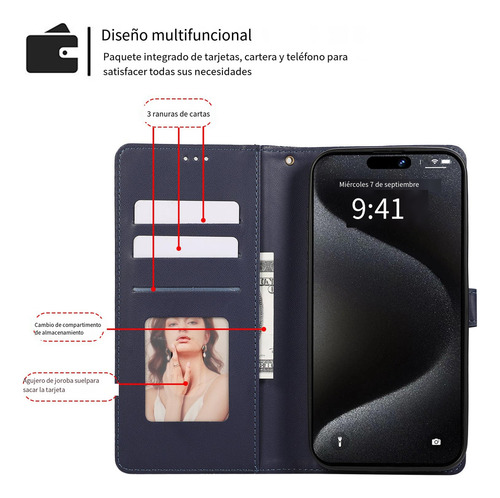 Funda Para Vivo Y12s Vivo Y11s Vivo Y20, Cartera Con