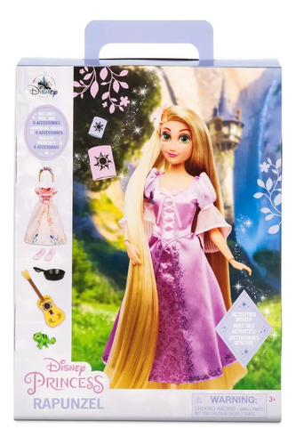 Disney Princess - Rapunzel Con 6 Accesorios Y Actividades