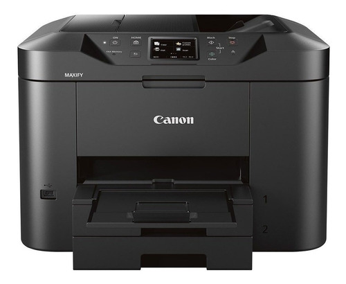 Impressora a cor multifuncional Canon Maxify MB2710 com wifi preta 100V/220V