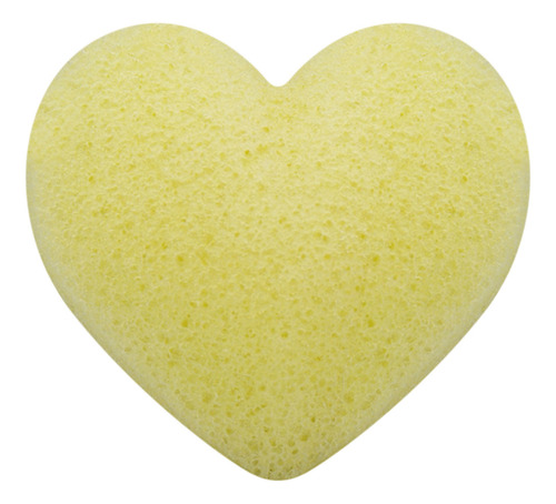 C Face Konjac Em Forma De Coração Para Lavagem Facial E Espo