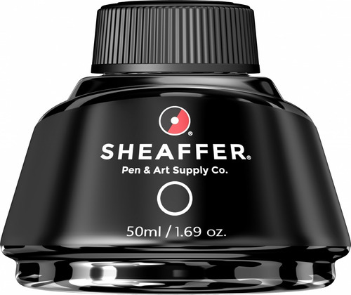 Tinta Sheaffer Skrip 50ml Negra Para Embolo - Frasco Tintero