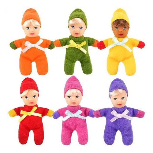 Boneca Fofolete Coleção Completa Kit 6 Bebezinhas Estrela