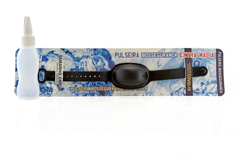 Imagen 3 de 7 de Pulseras Sanitizantes Adulto Negro Luminares
